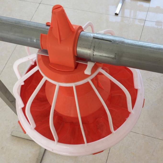 Automatischer Hühnerfutterautomat aus PVC-Rohr, Geflügelfutterschale mit Druckbehälter 2