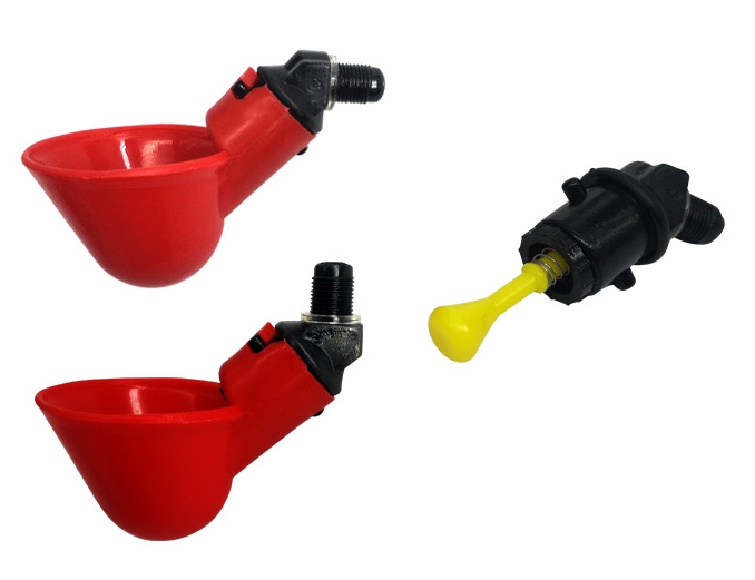 Animal Farm Tools Automatischer Hühner- und Vogelstall, Geflügel-Wassertrinkschale, Kunststoff, für Hühner, Küken, Geflügel, Nippeltränke 3