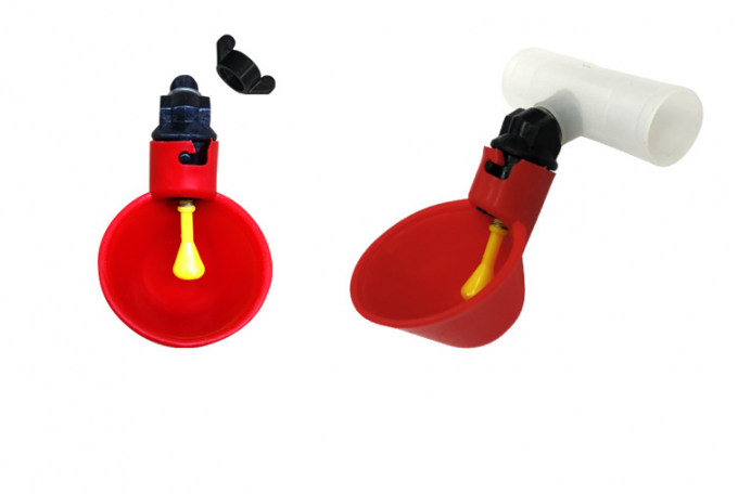 Animal Farm Tools Automatischer Hühner- und Vogelstall, Geflügel-Wassertrinkschale, Kunststoff, für Hühner, Küken, Geflügel, Nippeltränke 5