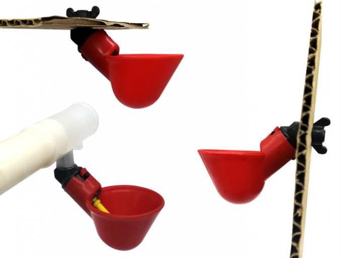 Animal Farm Tools Automatischer Hühner- und Vogelstall, Geflügel-Wassertrinkschale, Kunststoff, für Hühner, Küken, Geflügel, Nippeltränke 7